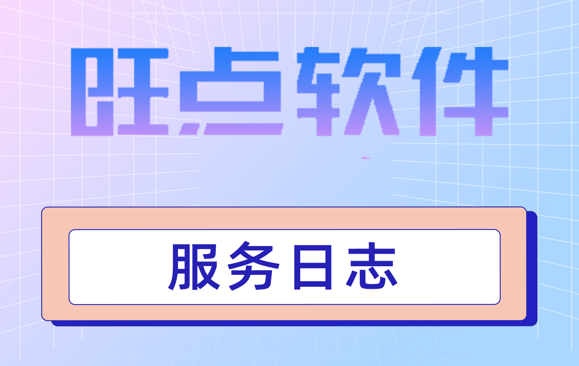 旺点软件 服务日志（视频）
