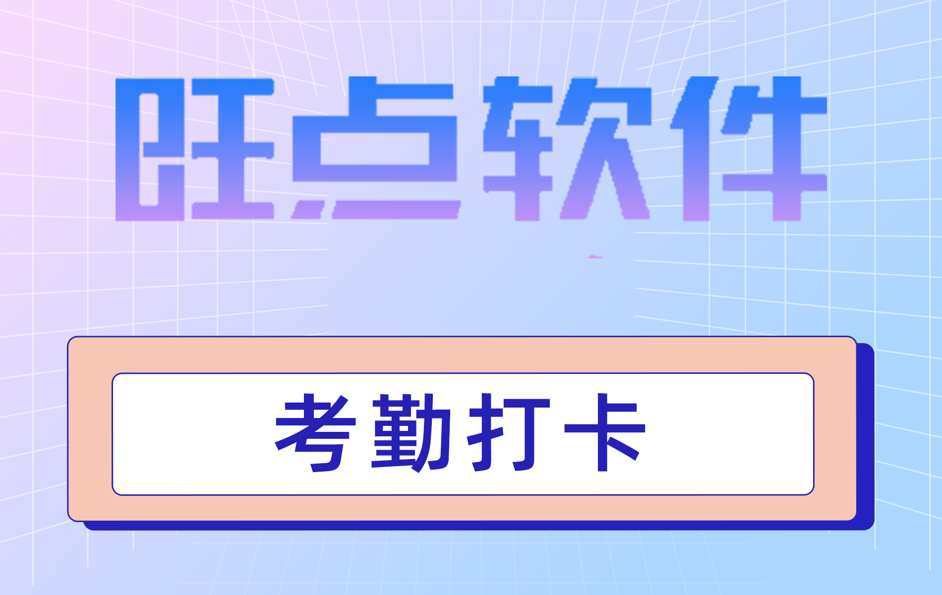 旺点软件 考勤打卡（视频）