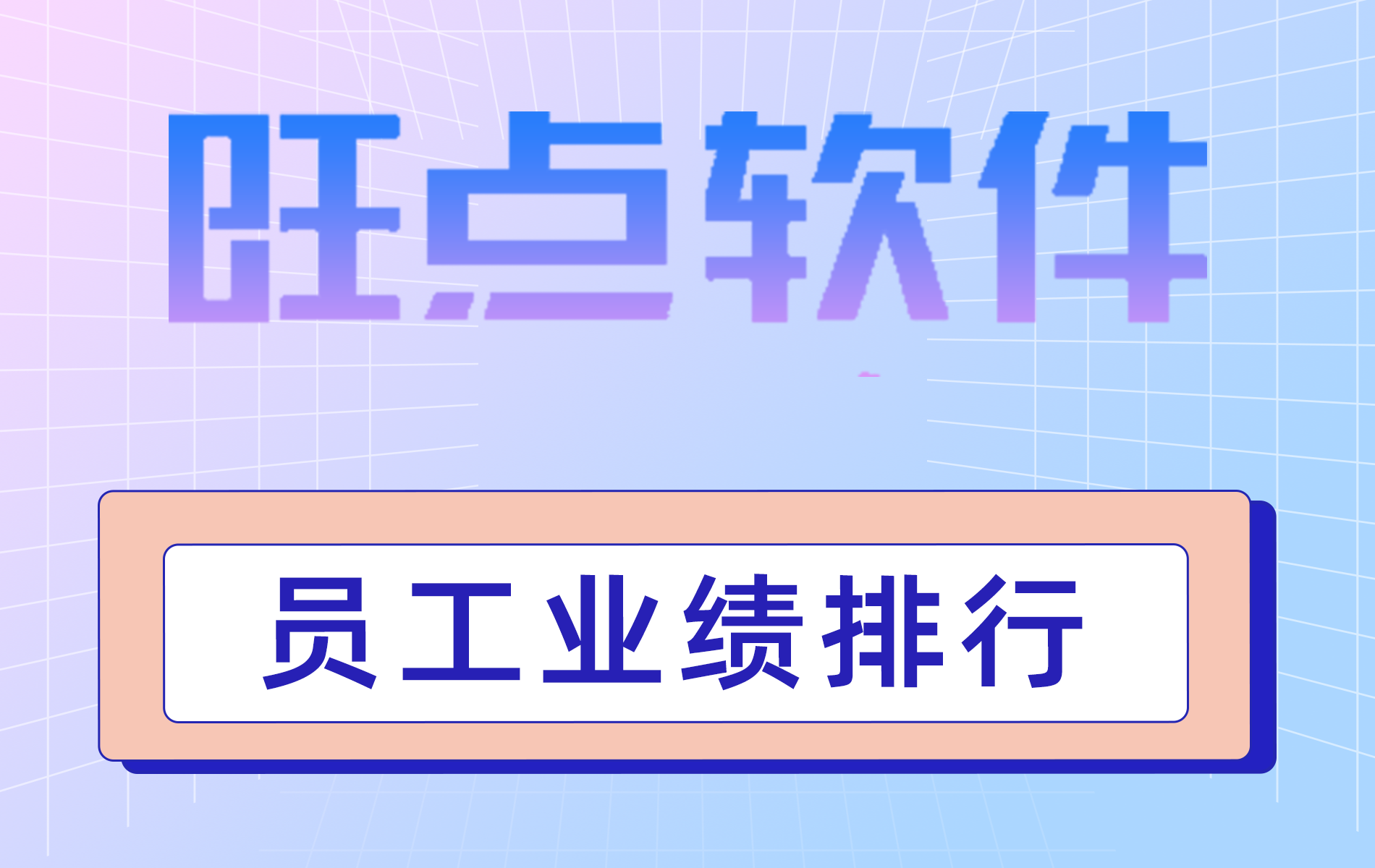 旺点软件 员工业绩排行（视频）